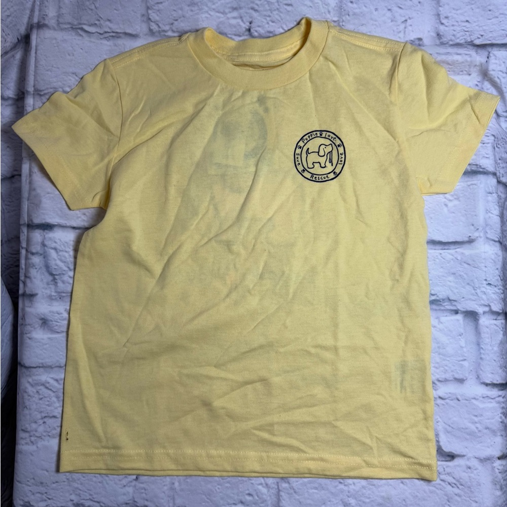 Yellow Kids Short Sleeve Tee